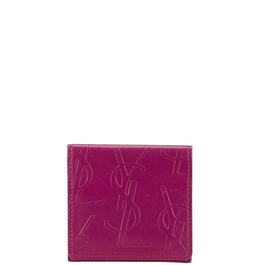 Saint Laurent YSL logo Leather Coin Case