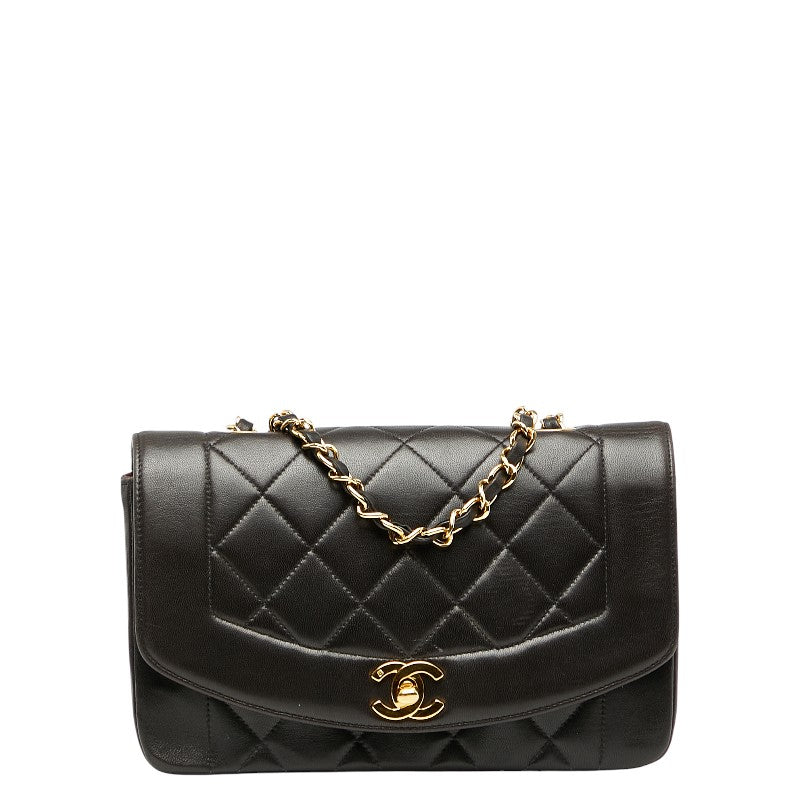 Chanel Diana 23 Matelassé Lambskin Shoulder Bag