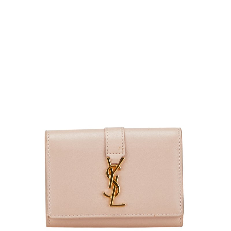 Saint Laurent YSL Logo Leather Key Case