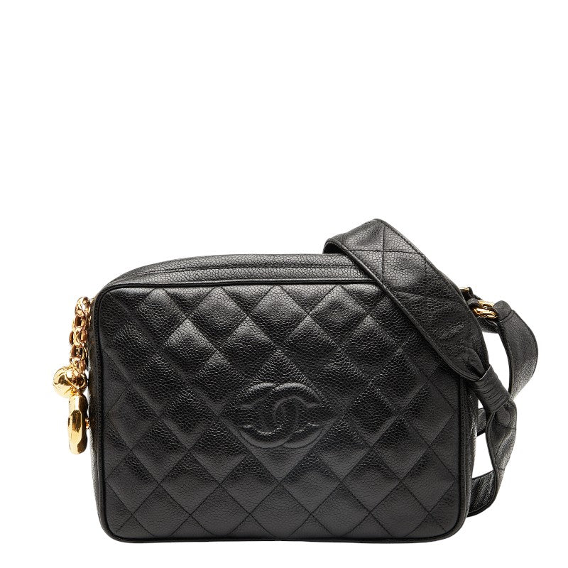 Chanel Coco Mark Caviar Shoulder Bag