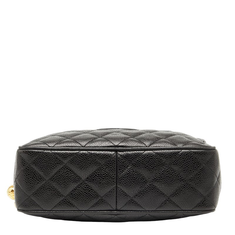 Chanel Coco Mark Caviar Shoulder Bag
