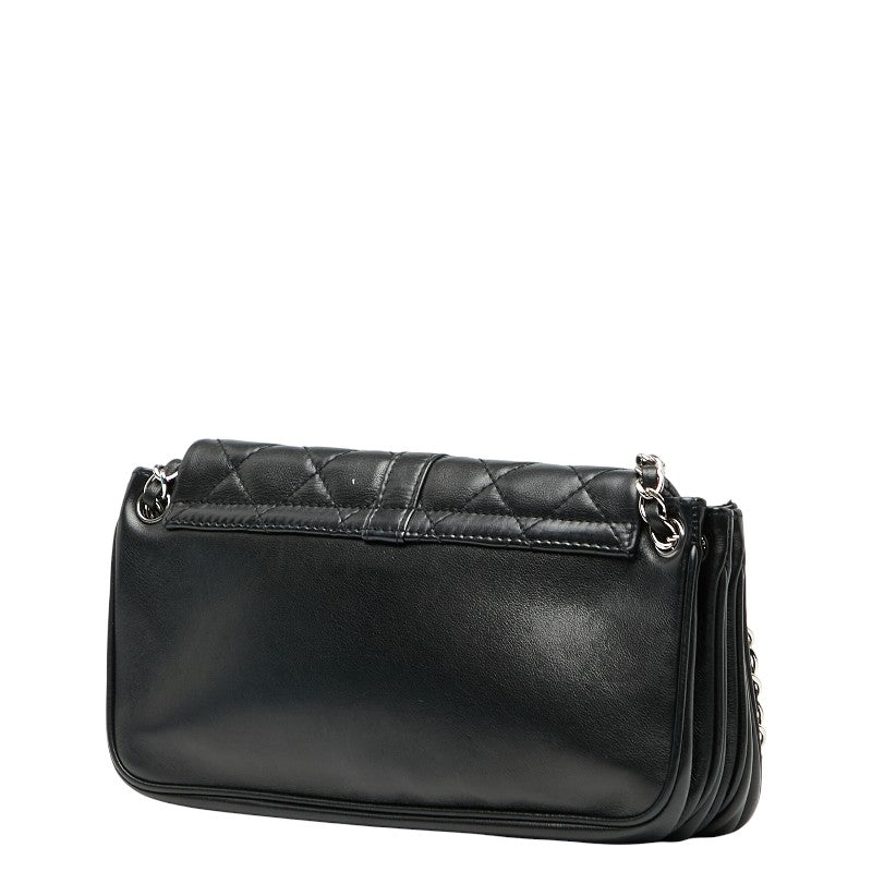 Chanel 2.55 Matelassé Choco Bar Lambskin Shoulder Bag