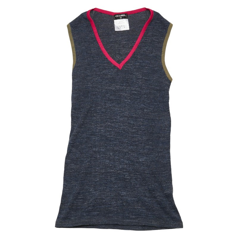 Chanel Coco Mark Cotton Rayon Tank Top