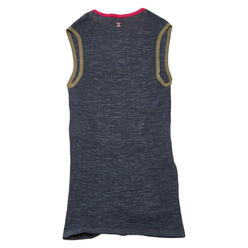 Chanel Coco Mark Cotton Rayon Tank Top