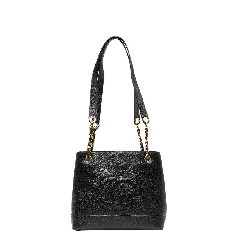 Chanel Coco Mark Caviar Skin Shoulder Bag
