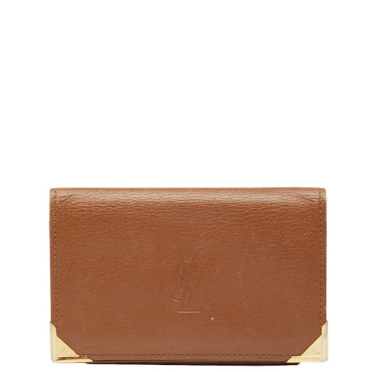 Saint Laurent YSL logo Leather Card Case