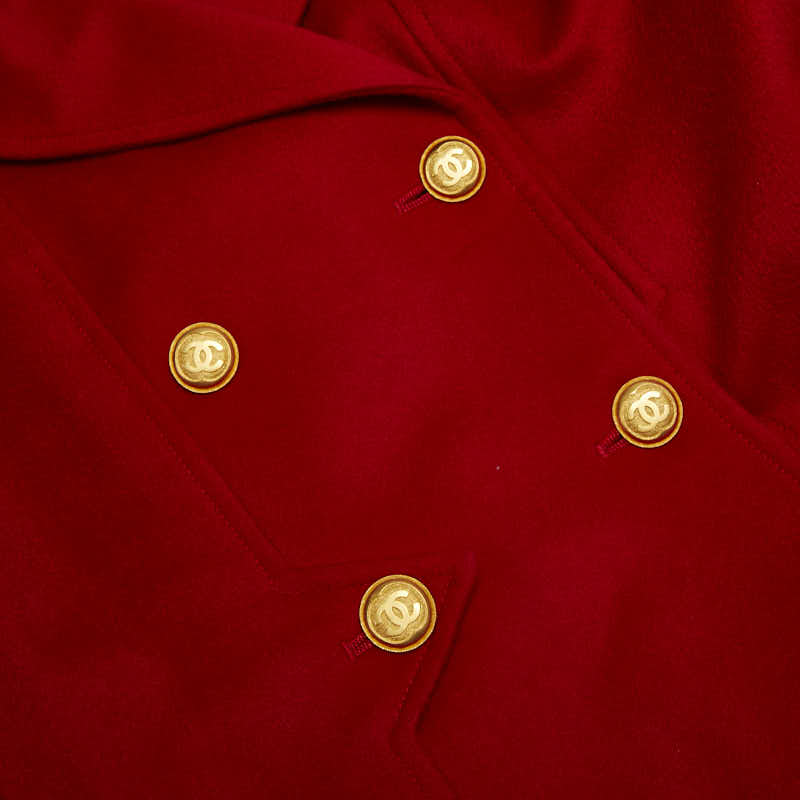 Chanel Coco Mark Button Cashmere Jacket