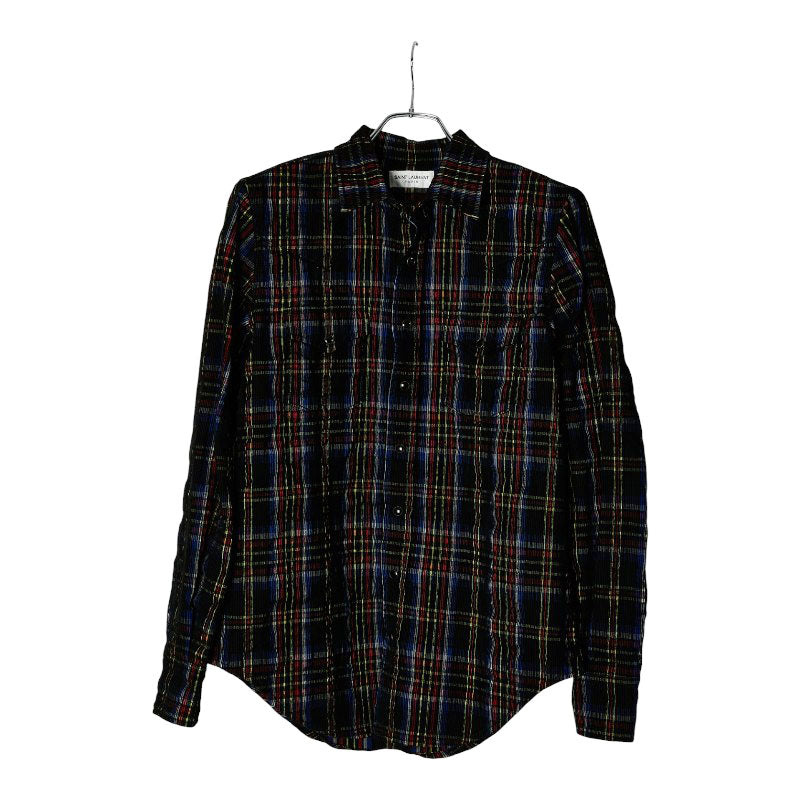 Saint Laurent Check Corduroy Cotton Shirt