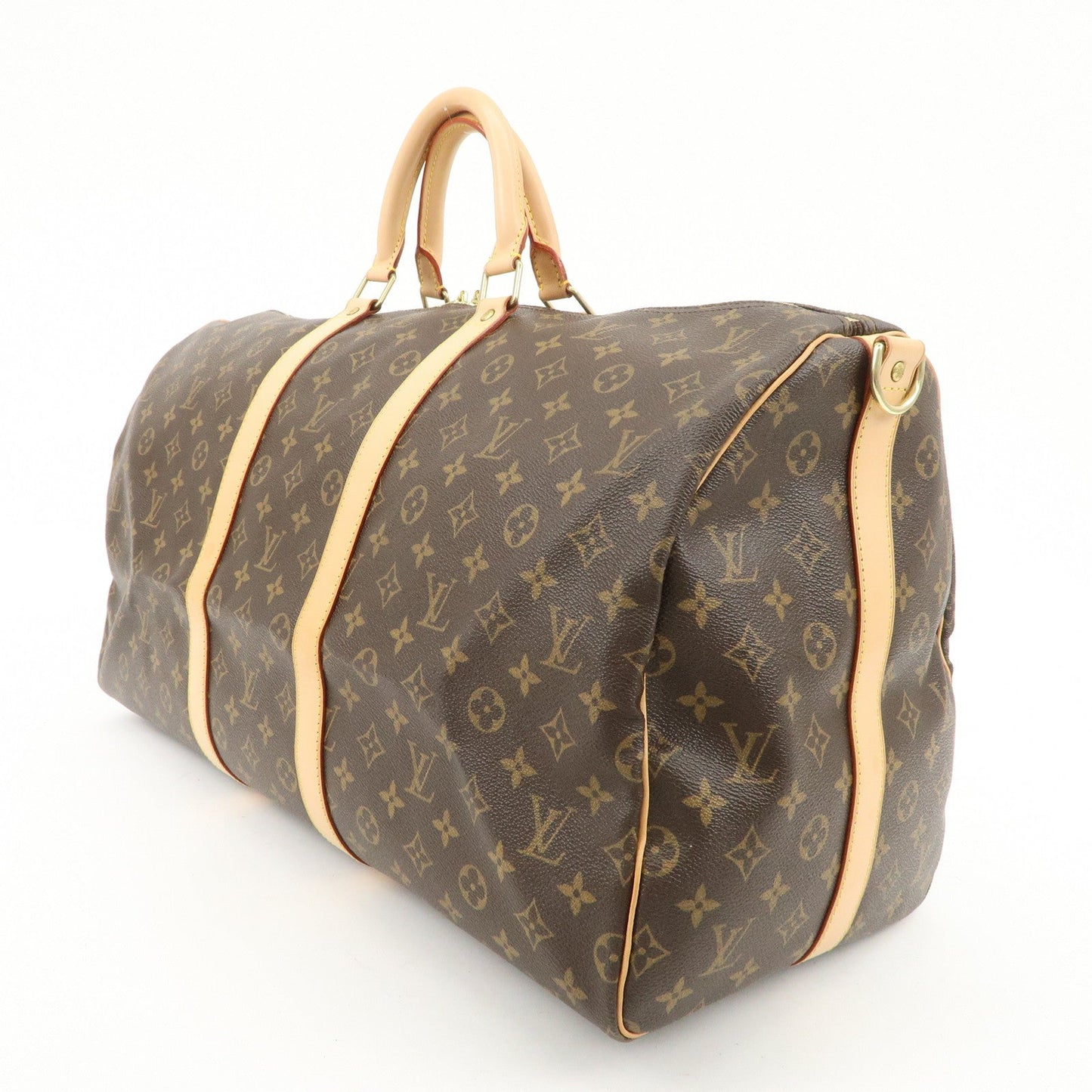 Louis Vuitton Monogram Keep All Bandouliere 55 Boston Bag M41414  d