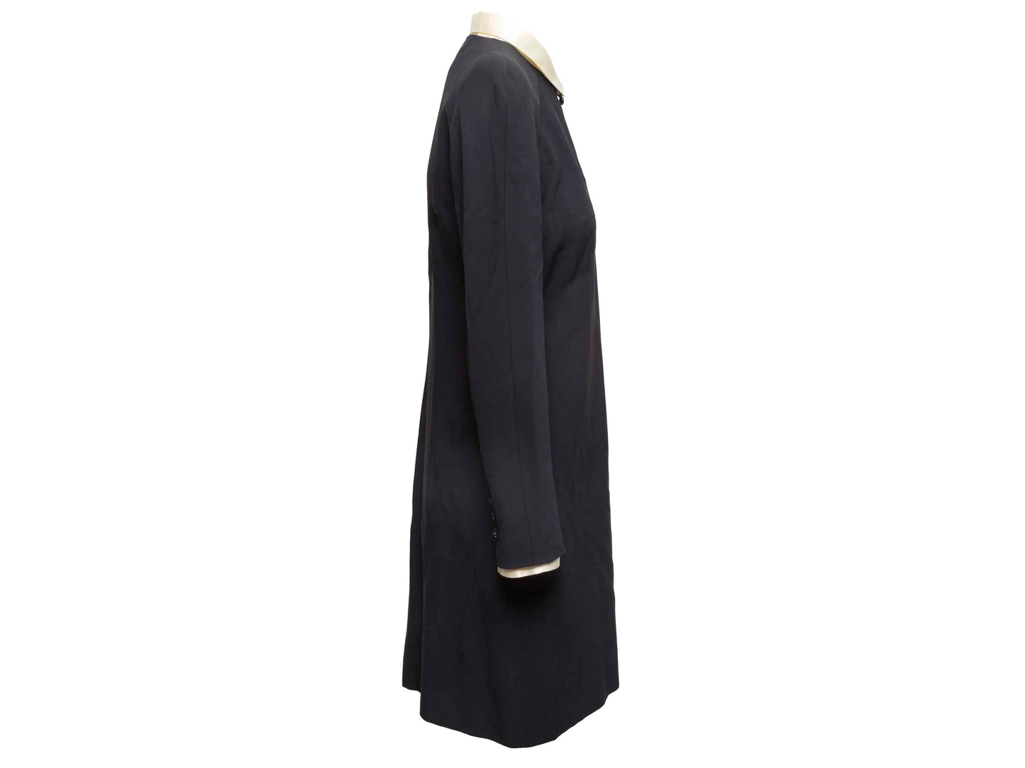 Black & White Chanel Boutique Long Sleeve Dress Size FR 42