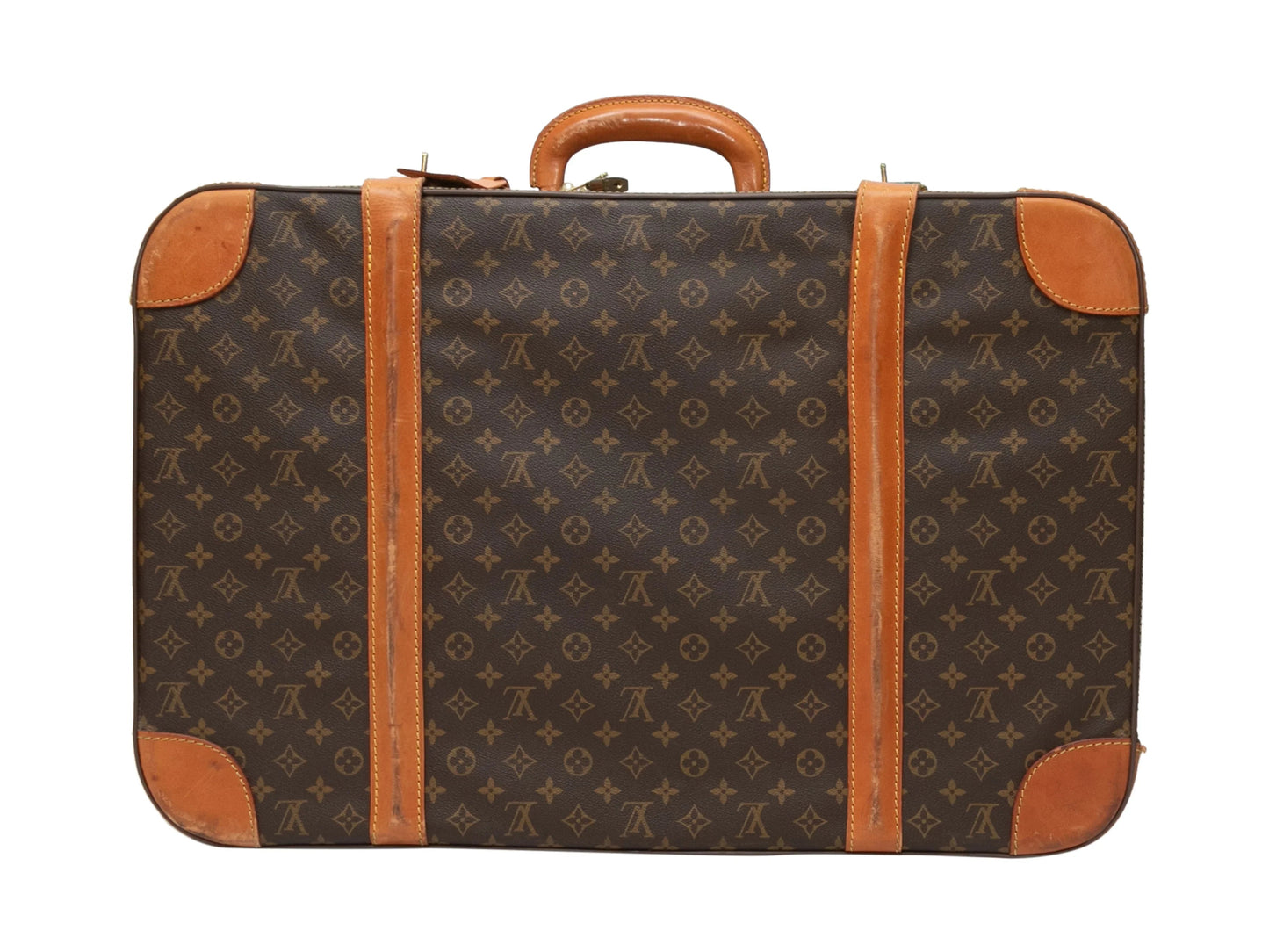 Brown Louis Vuitton Monogram Suitcase