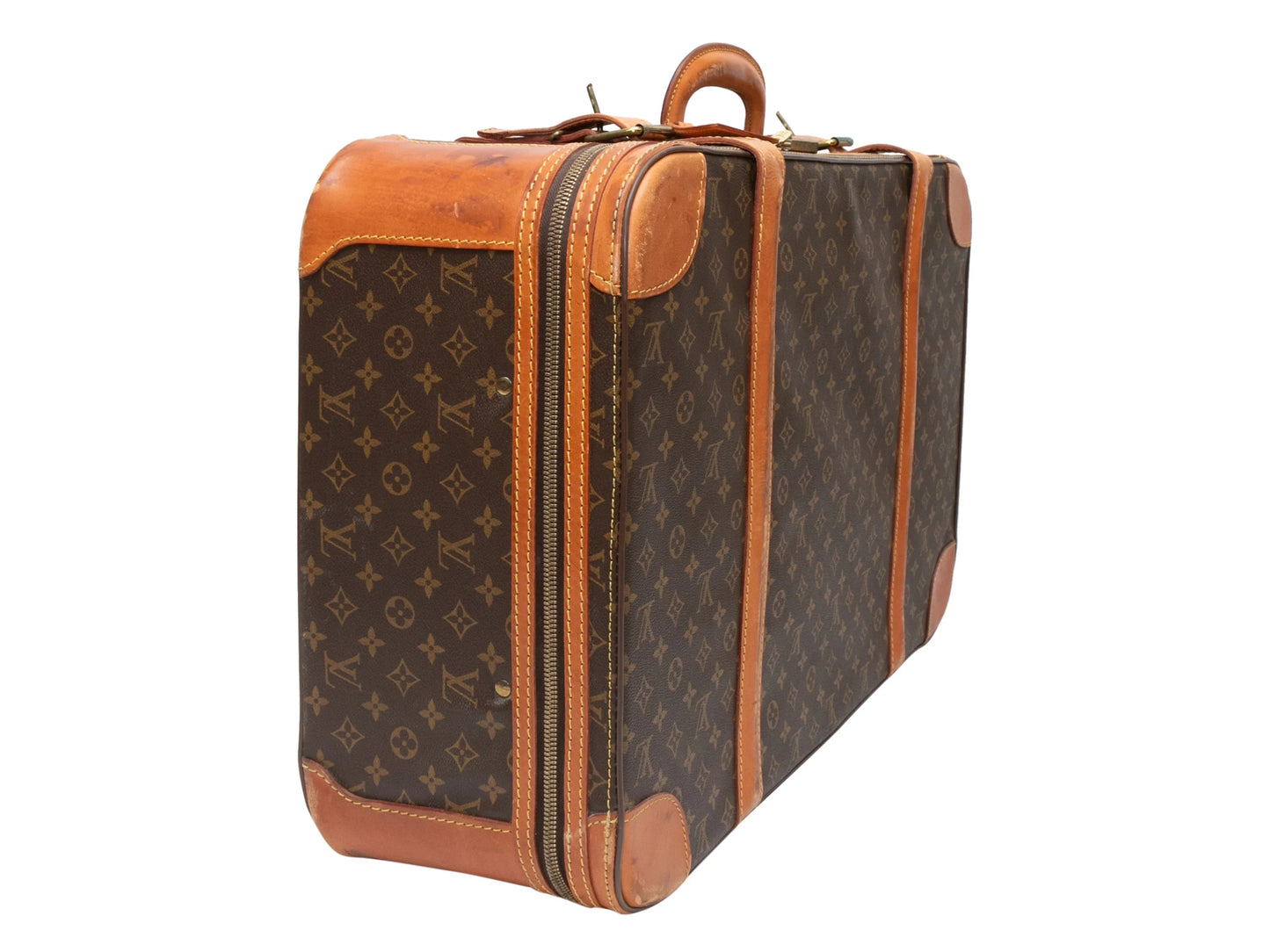 Brown Louis Vuitton Monogram Suitcase