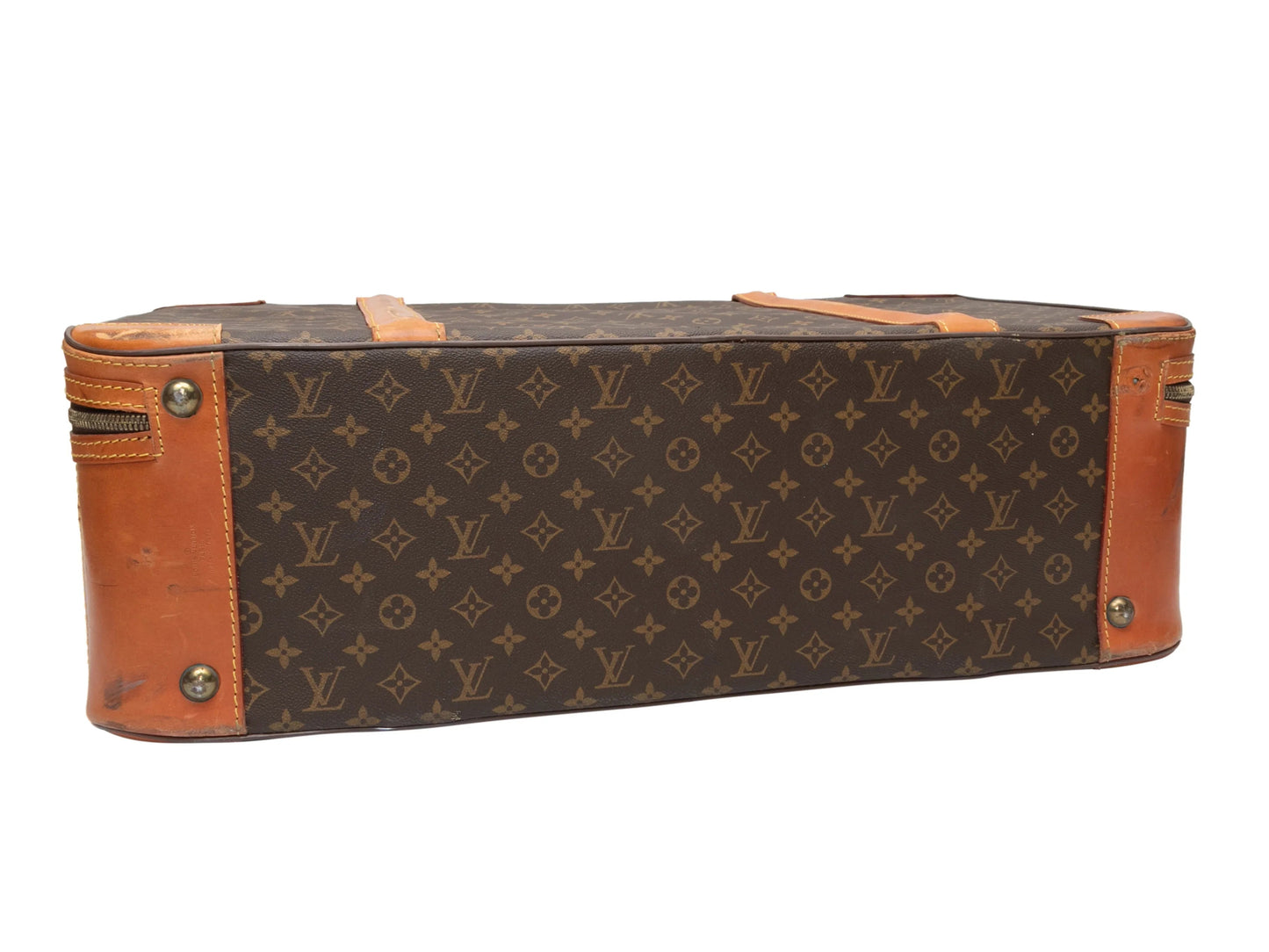 Brown Louis Vuitton Monogram Suitcase