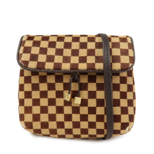 Louis Vuitton Damier Sauvage Gazelle Shoulder Bag Beige M92130