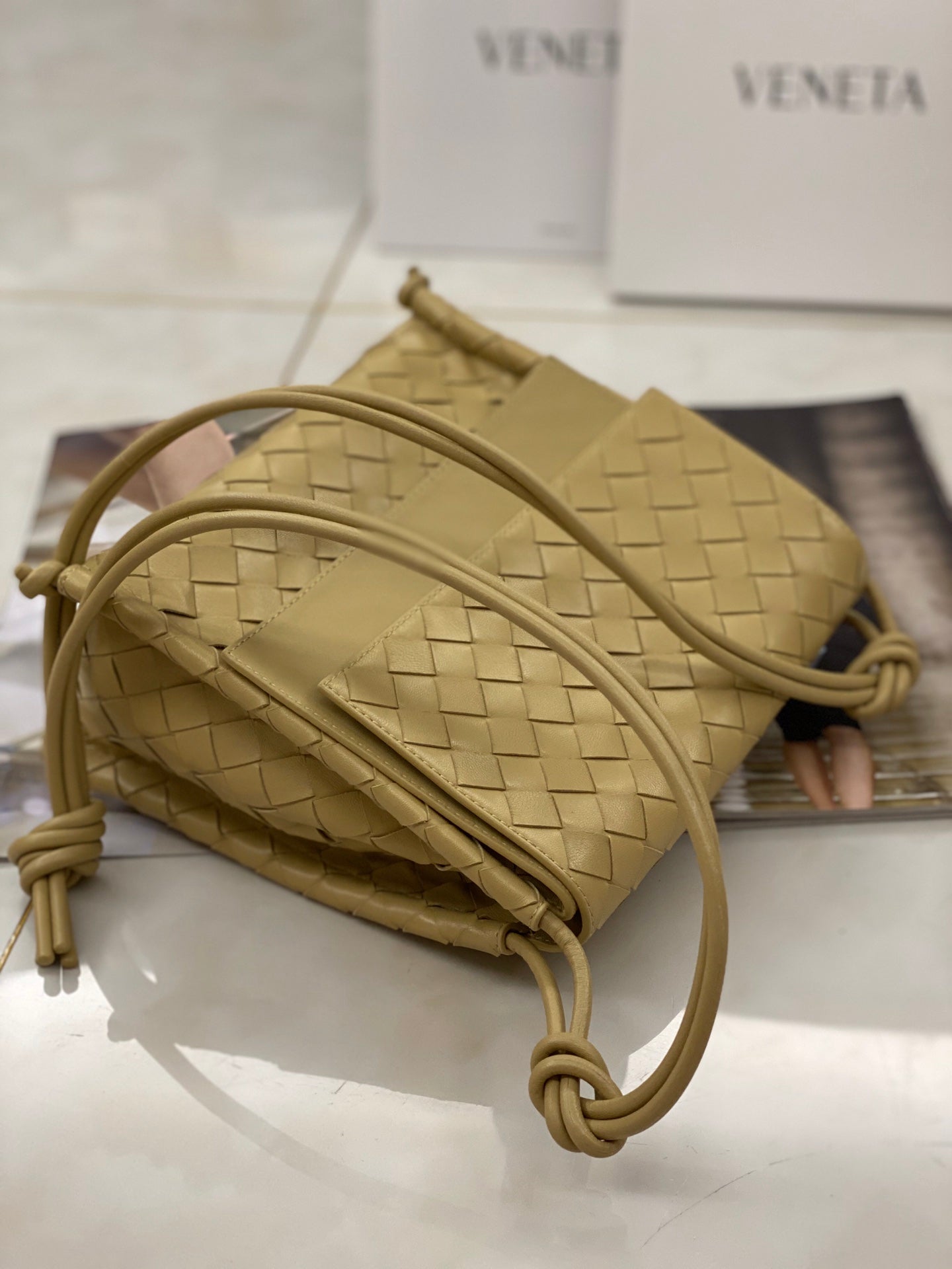 Top Quality Backpack Beige, For Women, Bags 8.9in/22.5cm