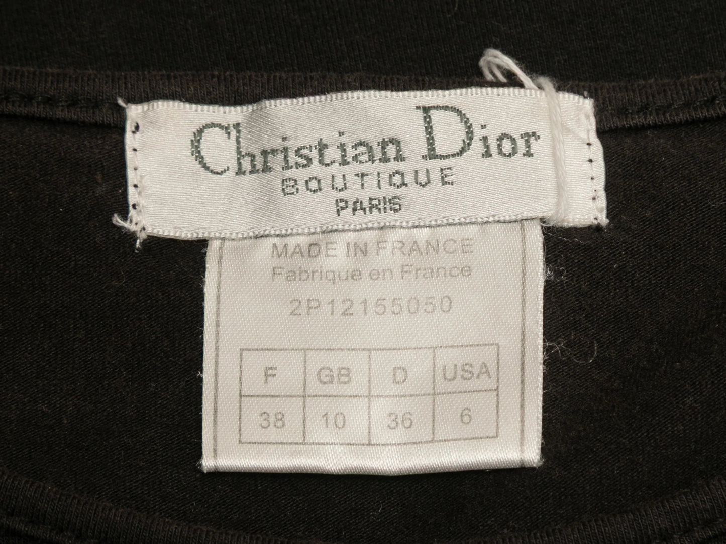 Black & Multicolor Christian Dior Embroidered Sweater Size US 6