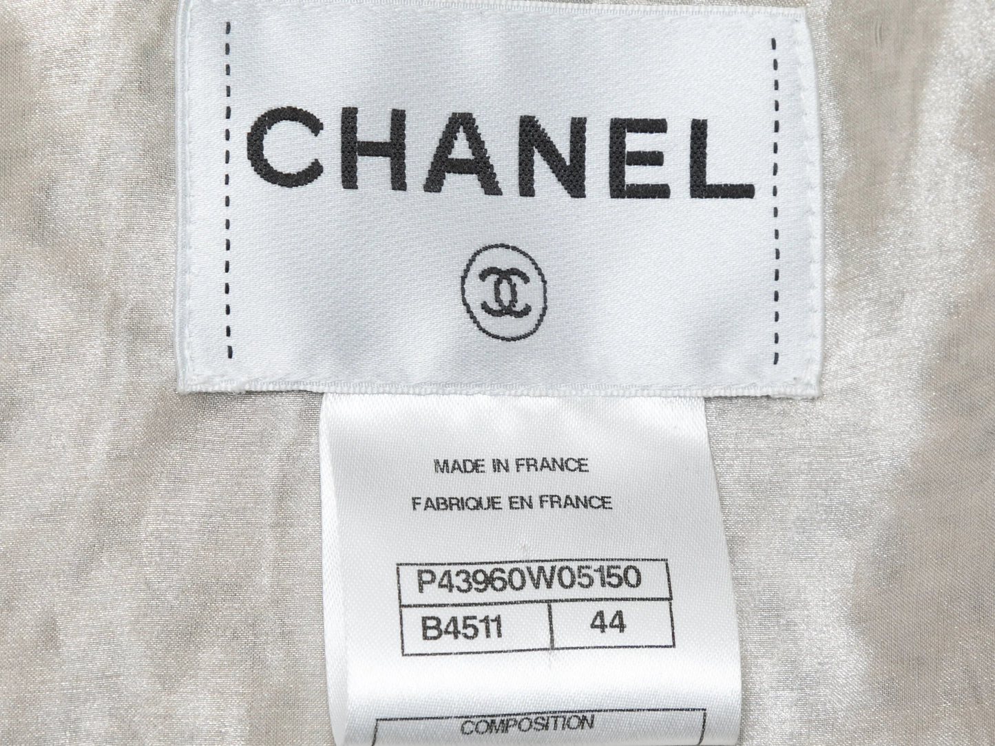 Black & Multicolor Chanel Alpaca-Blend Tweed Jacket Size FR 44