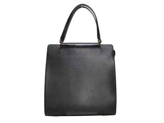 Black Louis Vuitton Epi Figari PM Handbag