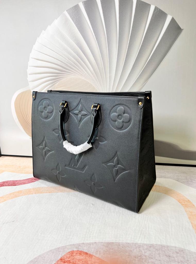 Top Quality Onthego GM Monogram Empreinte Tote Bag Black For Women 41cm Top Quality M44925