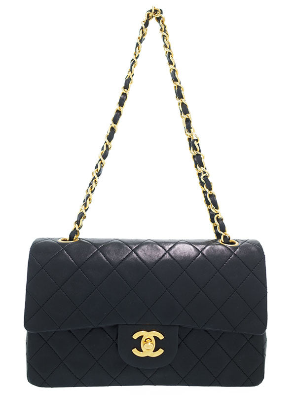 Chanel Matelasse Chain Shoulder Bag Black