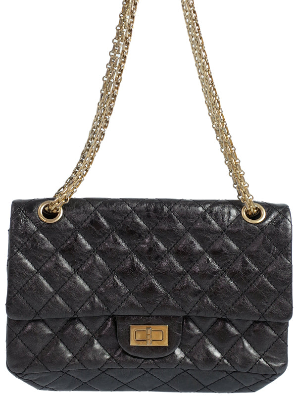 Chanel Matelasse Chain Leather Shoulder Bag Black