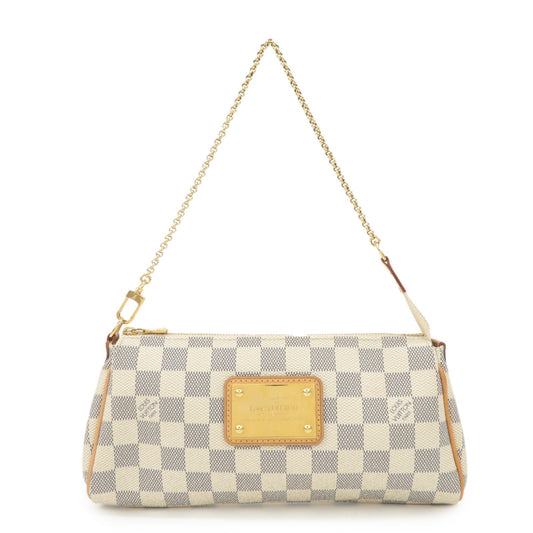 Louis Vuitton Damier Azur Eva 2Way Bag Pouch Shoulder Bag N55214  d