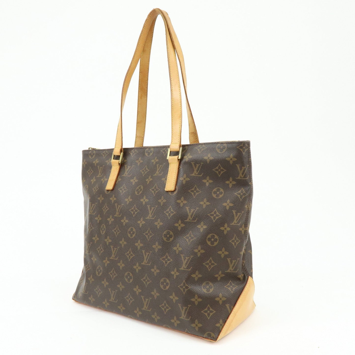 Louis Vuitton Monogram Cabas Mezzo Tote Bag Shoulder Bag M51151