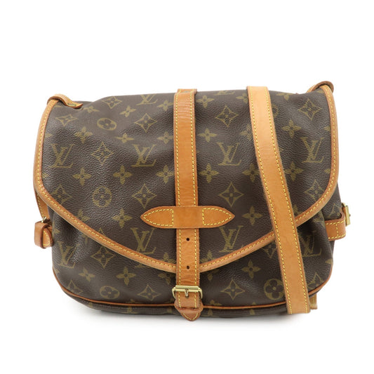 Louis Vuitton Monogram Saumur 30 Shoulder Bag Brown M42256  d
