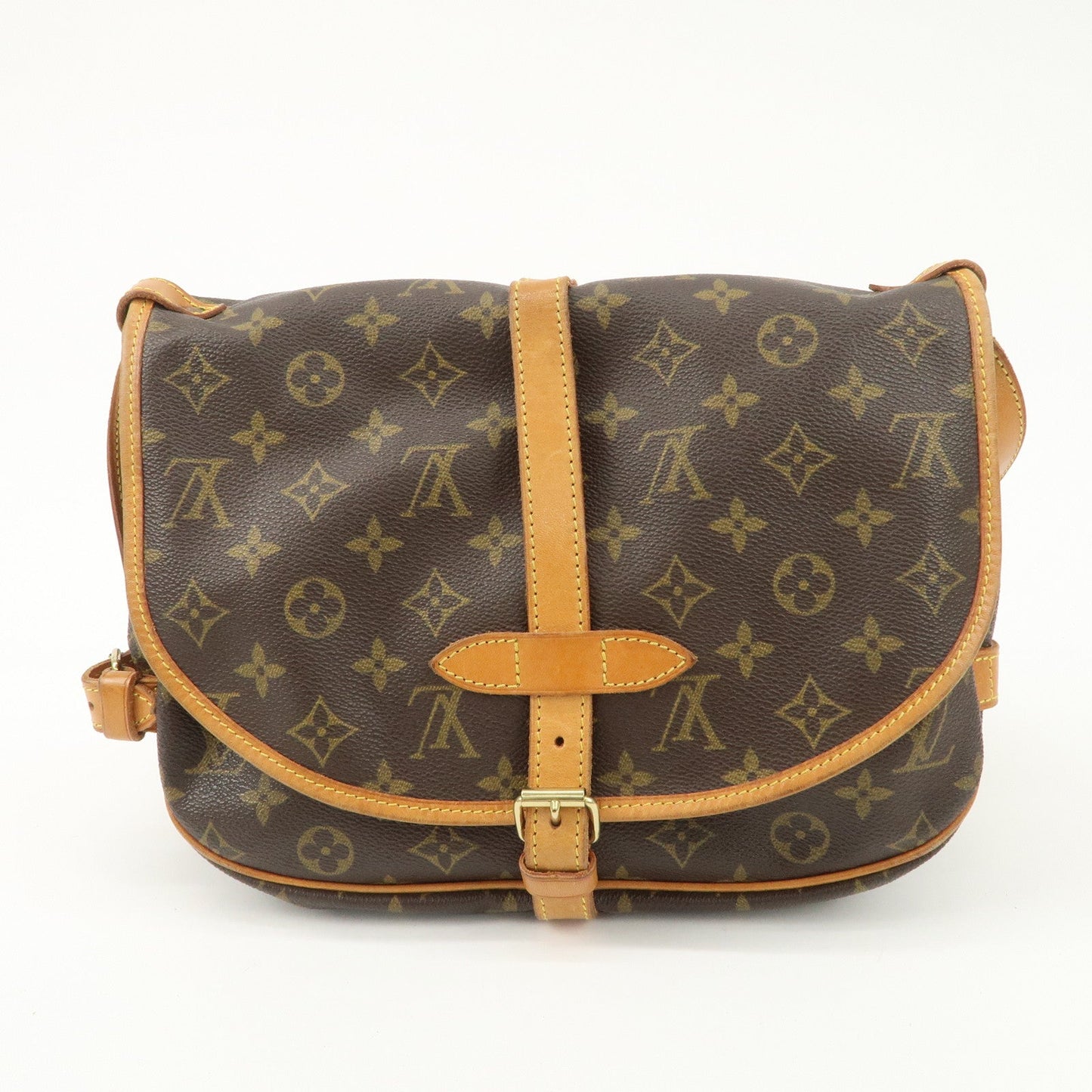 Louis Vuitton Monogram Saumur 30 Shoulder Bag Brown M42256  d
