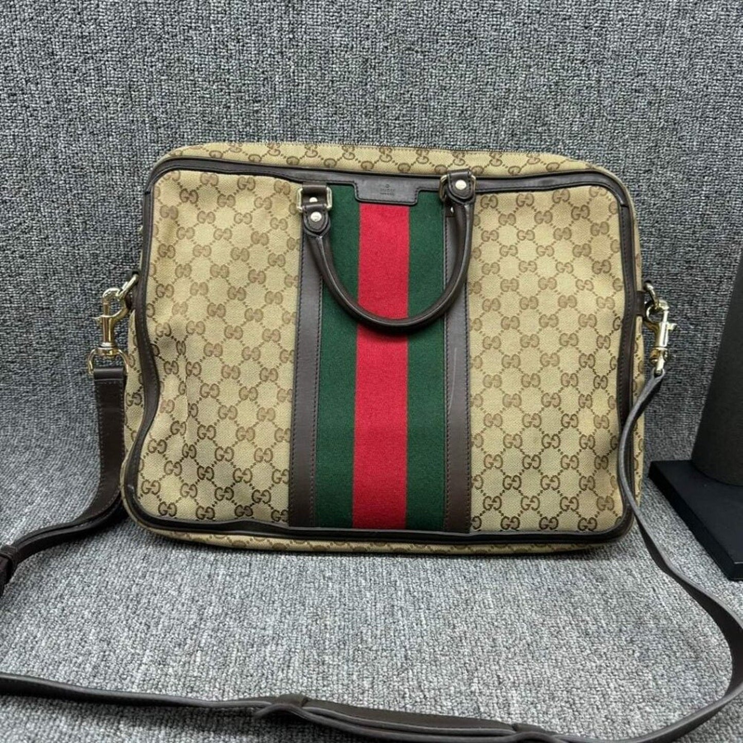 Gucci Web Briefcase Bag
