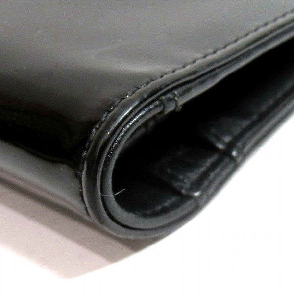 Chanel Camellia Patent Long Wallet