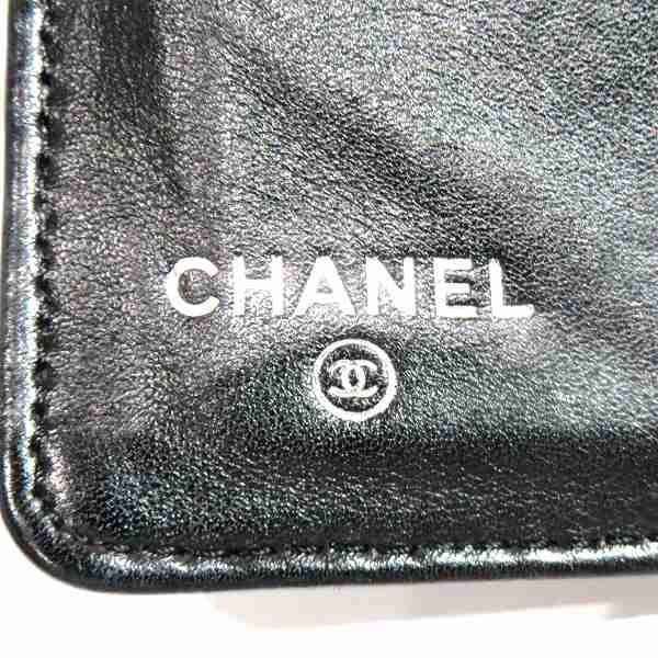Chanel Camellia Patent Long Wallet