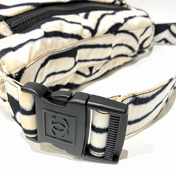 Chanel Sports Line Reversible Nylon Leather Shoulder Bag