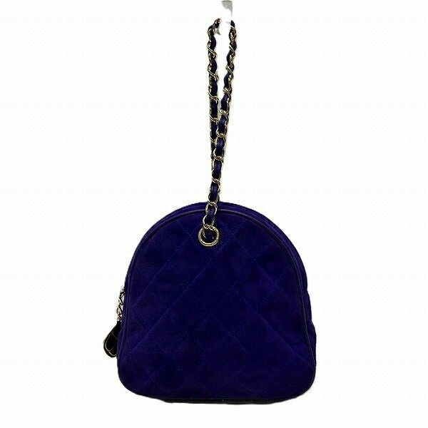 Chanel Matelasse Suede Handbag