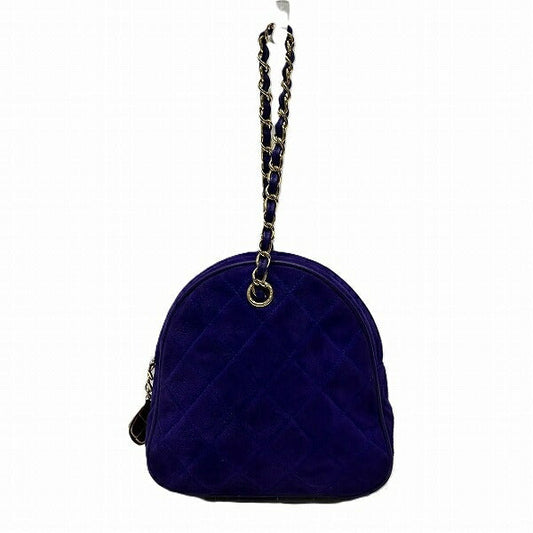 Chanel Matelasse Suede Handbag