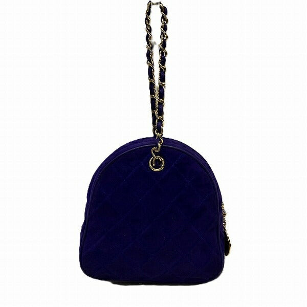 Chanel Matelasse Suede Handbag