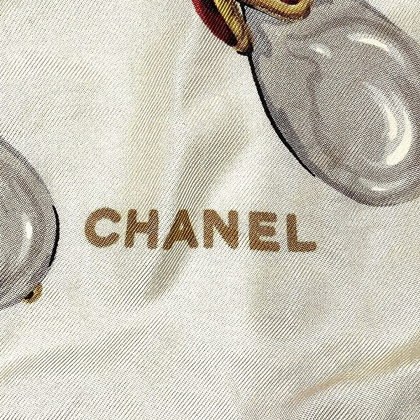 Chanel Jewelry Motif Silk Scarf
