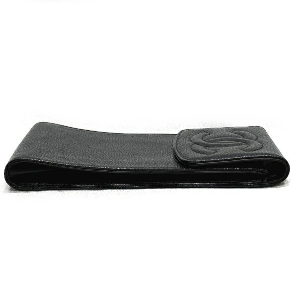 Chanel Coco Mark Caviar Skin Eyeglass Case