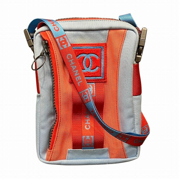 Chanel Sports Line Canvas Shoulder Bag