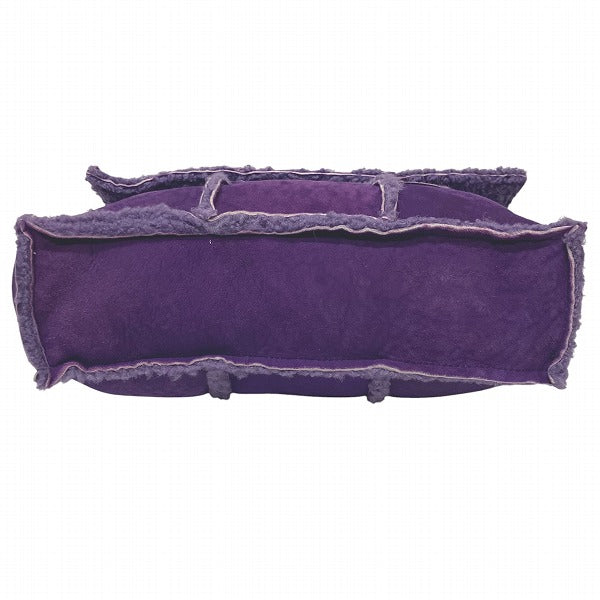 Chanel Mouton Suede Shoulder Bag