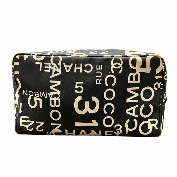 Chanel By Sea Canvas Cosmetic Pouch