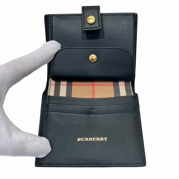 Burberry Nova Check Leather Wallet
