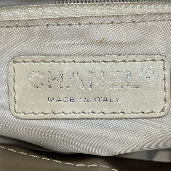 Chanel Paris Biarritz PVC Canvas Leather Tote Bag