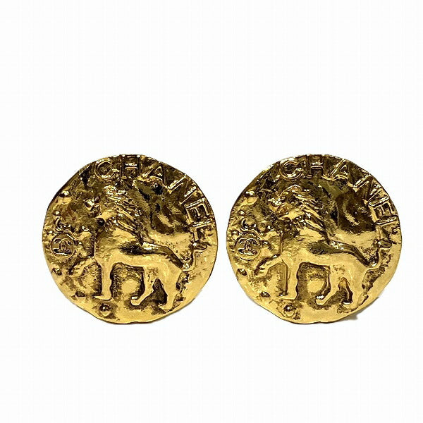 Chanel Lion Earrings