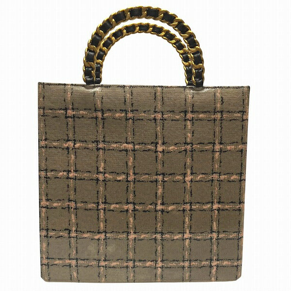 Chanel Choco Bar Patent Leather Tote Bag