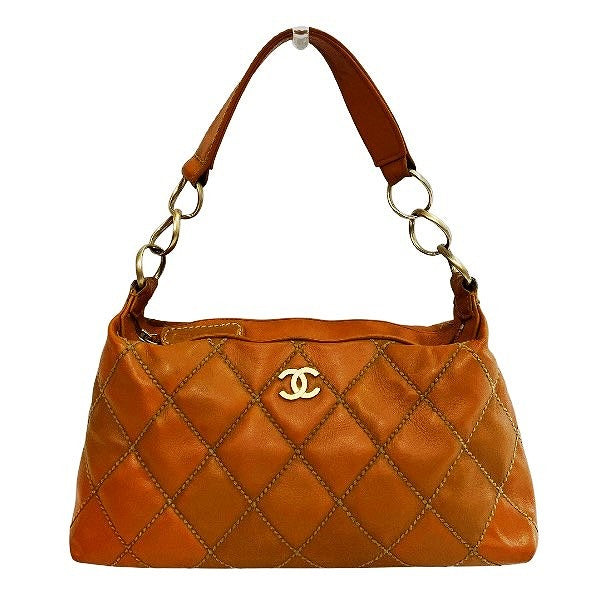 Chanel Wild Stitch Lambskin 2way Bag