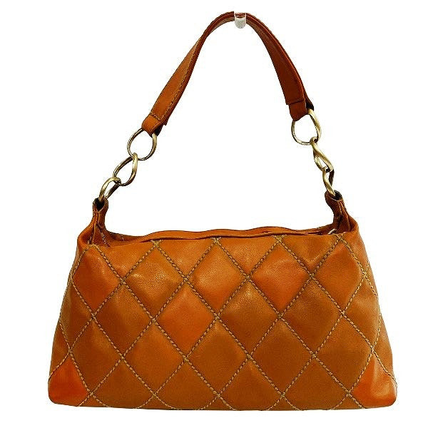 Chanel Wild Stitch Lambskin 2way Bag