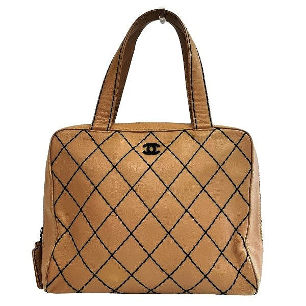 Chanel Wild Stitch Lambskin 2way Handbag