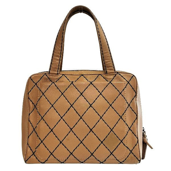 Chanel Wild Stitch Lambskin 2way Handbag