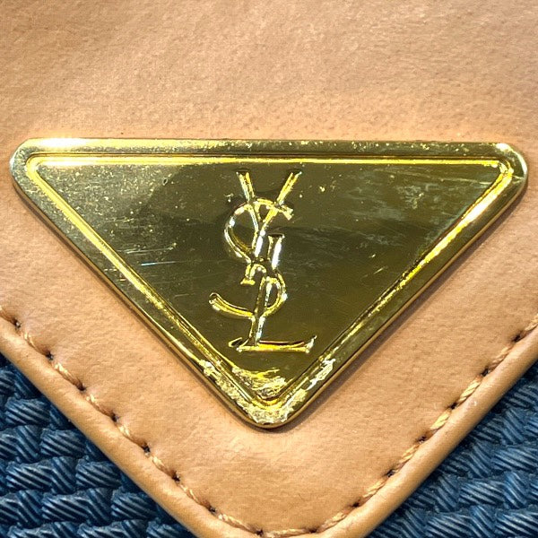 Yves Saint Laurent Cassandra PVC Leather Boston Bag